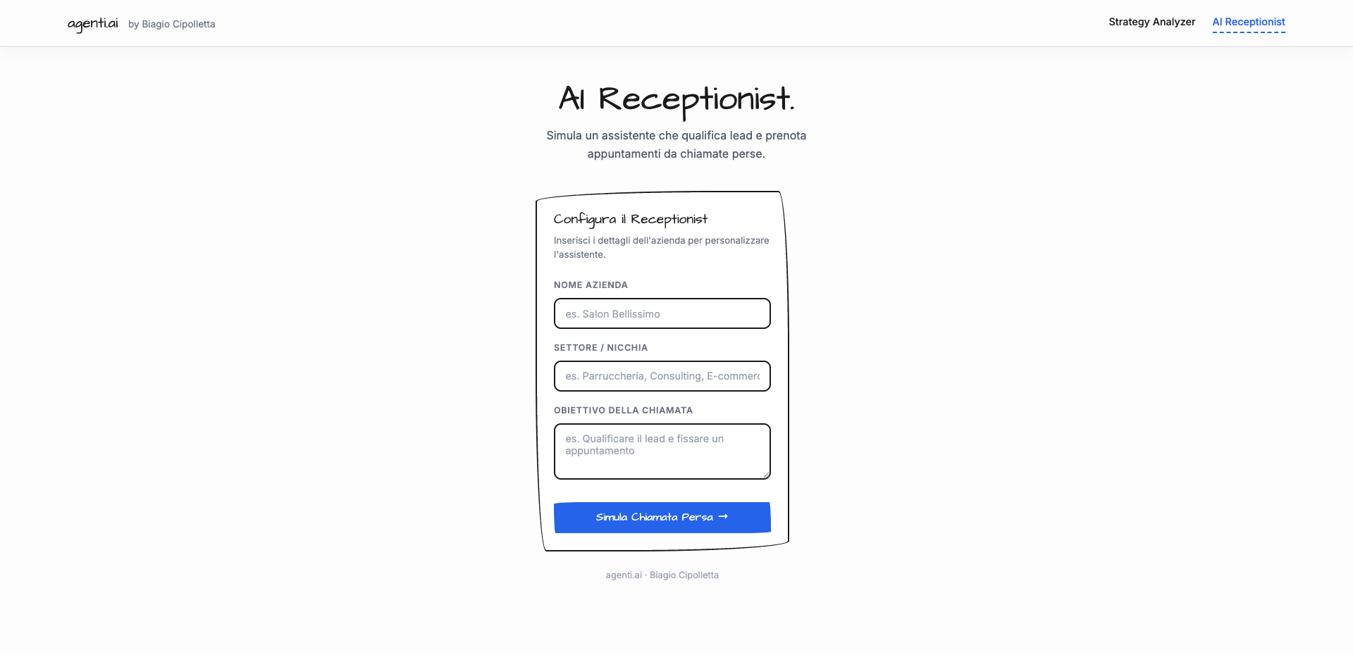 AI Voice Receptionist
